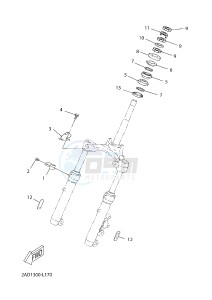 CS50Z MACH G (2ADE) drawing STEERING