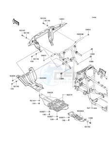 KVF 750 F [BRUTE FORCE 750 4X4I] (F8F) F8F drawing GUARD-- S- -