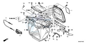 NC750XDG SH125AS UK - (E) drawing LUGGAGE BOX