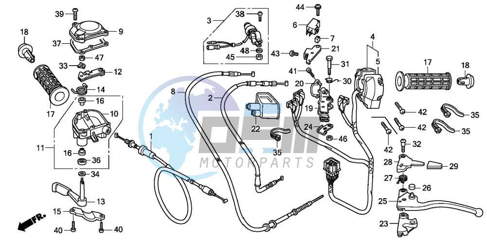 HANDLE LEVER/SWITCH/CABLE