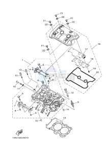 MT07 700 (1WS7 1WS9) drawing CYLINDER HEAD