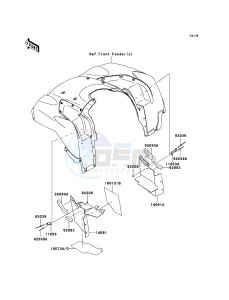 KVF750 4x4 KVF750A7F EU GB drawing Flap