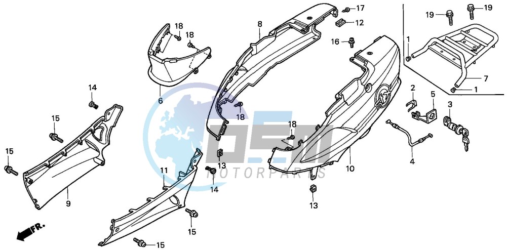 BODY COVER/ LUGGAGE CARRIER