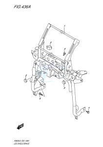 AN650 BURGMAN EU drawing LEG SHIELD BRACE