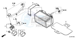 CBR500RF CBR500R UK - (E) drawing BATTERY