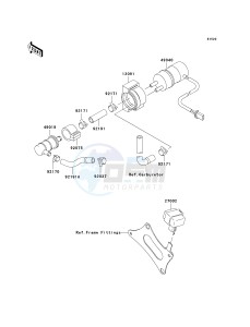 ZX 600 J [ZZR600] (J4) J4 drawing FUEL PUMP