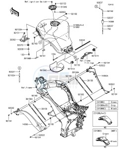 Z1000SX_ABS ZX1000MFF FR GB XX (EU ME A(FRICA) drawing Fuel Tank