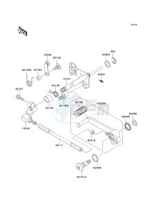 ZX 1200 B [NINJA ZX-12R] (B1-B4) [NINJA ZX-12R] drawing GEAR CHANGE MECHANISM