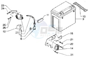 X9 180 Amalfi drawing Battery