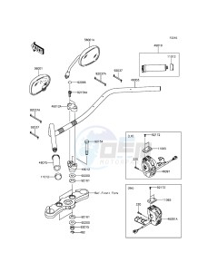 VULCAN 1700 NOMAD ABS VN1700DFF GB XX (EU ME A(FRICA) drawing Handlebar