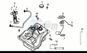 JET 14 125 LC ABS (XC12WX-EU) (E5) (M1) drawing FUEL TANK