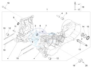 SPRINT 50 4T 4V NOABS E2 (NAFTA) drawing Crankcase