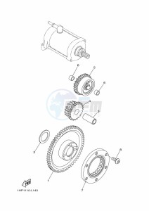 YFM700FWAD GRIZZLY 700 EPS (BLT5) drawing STARTER CLUTCH