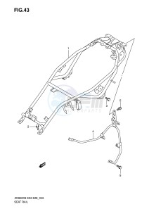 AN650 (E3-E28) Burgman drawing SEAT RAIL