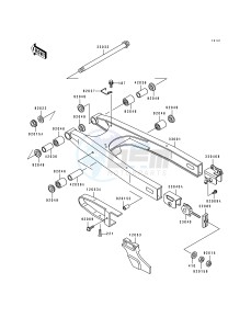 KL 650 B [TENGAI] (B2-B3) [TENGAI] drawing SWING ARM