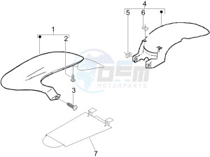 DNA 50 drawing Wheel housing - Mudguard