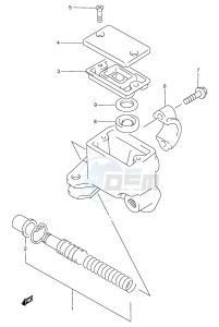 DR800S (E4) drawing FRONT MASTER CYLINDER