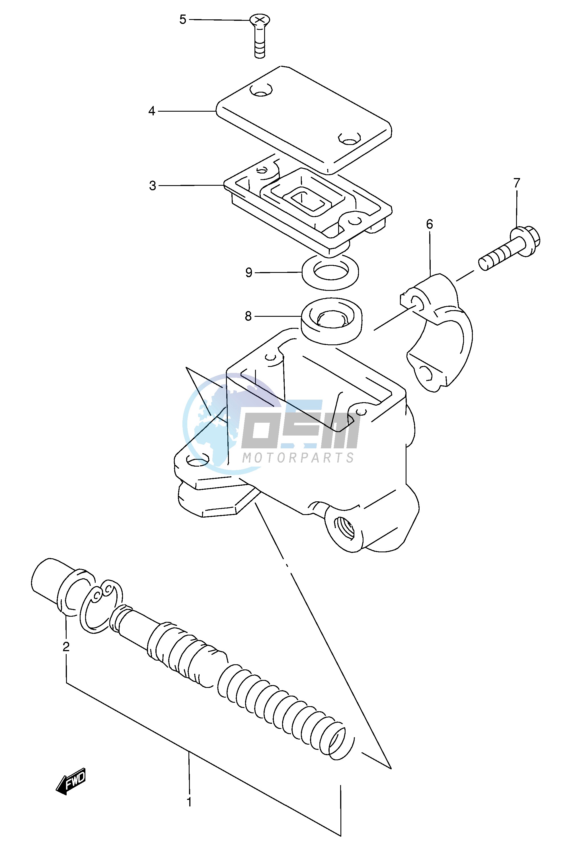 FRONT MASTER CYLINDER