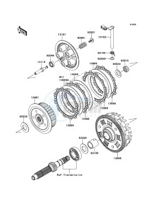 ER-6n ABS ER650B6F GB XX (EU ME A(FRICA) drawing Clutch