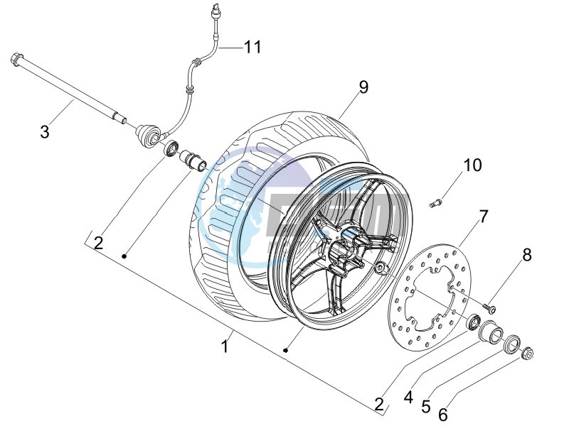 Front wheel