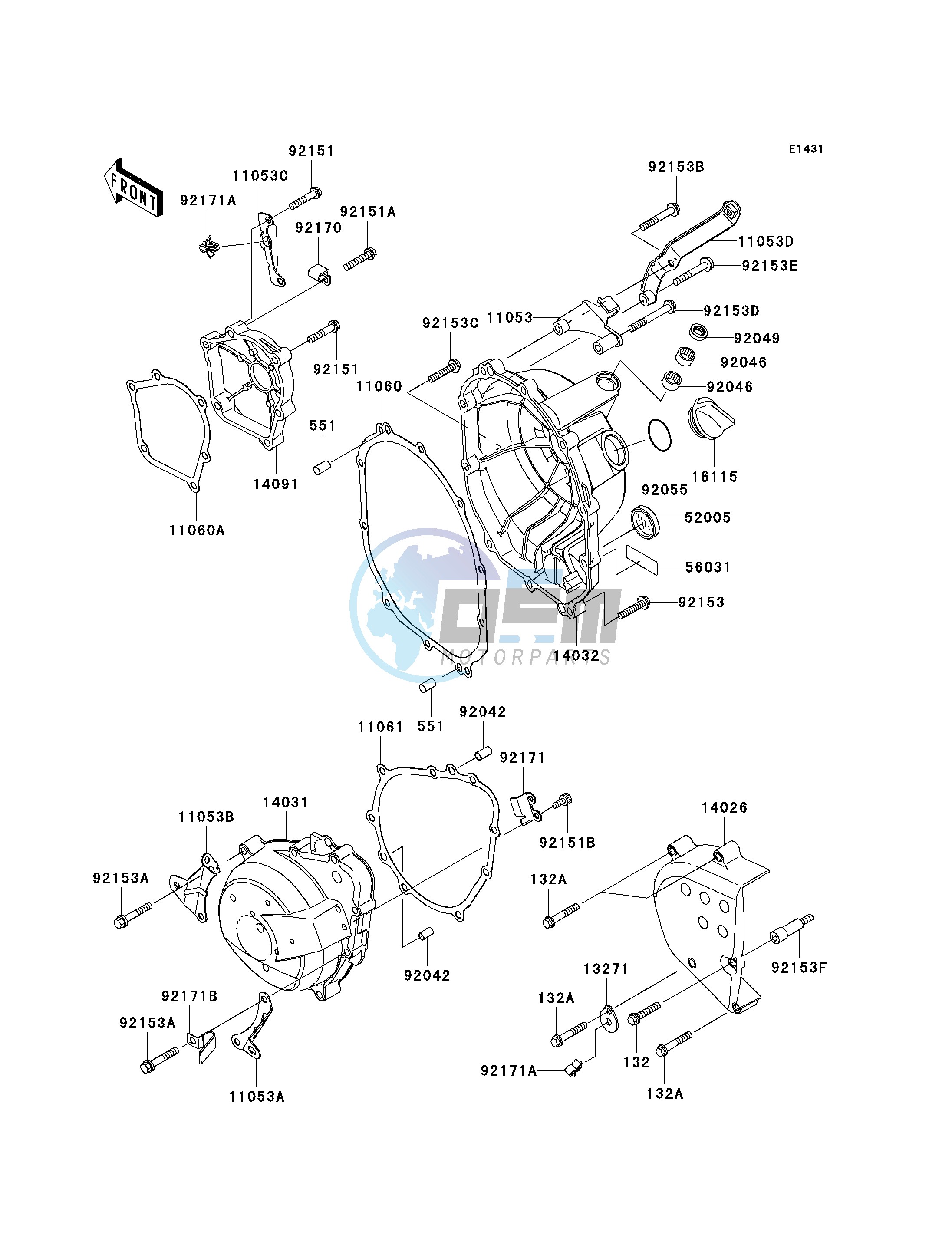 ENGINE COVER-- S- -