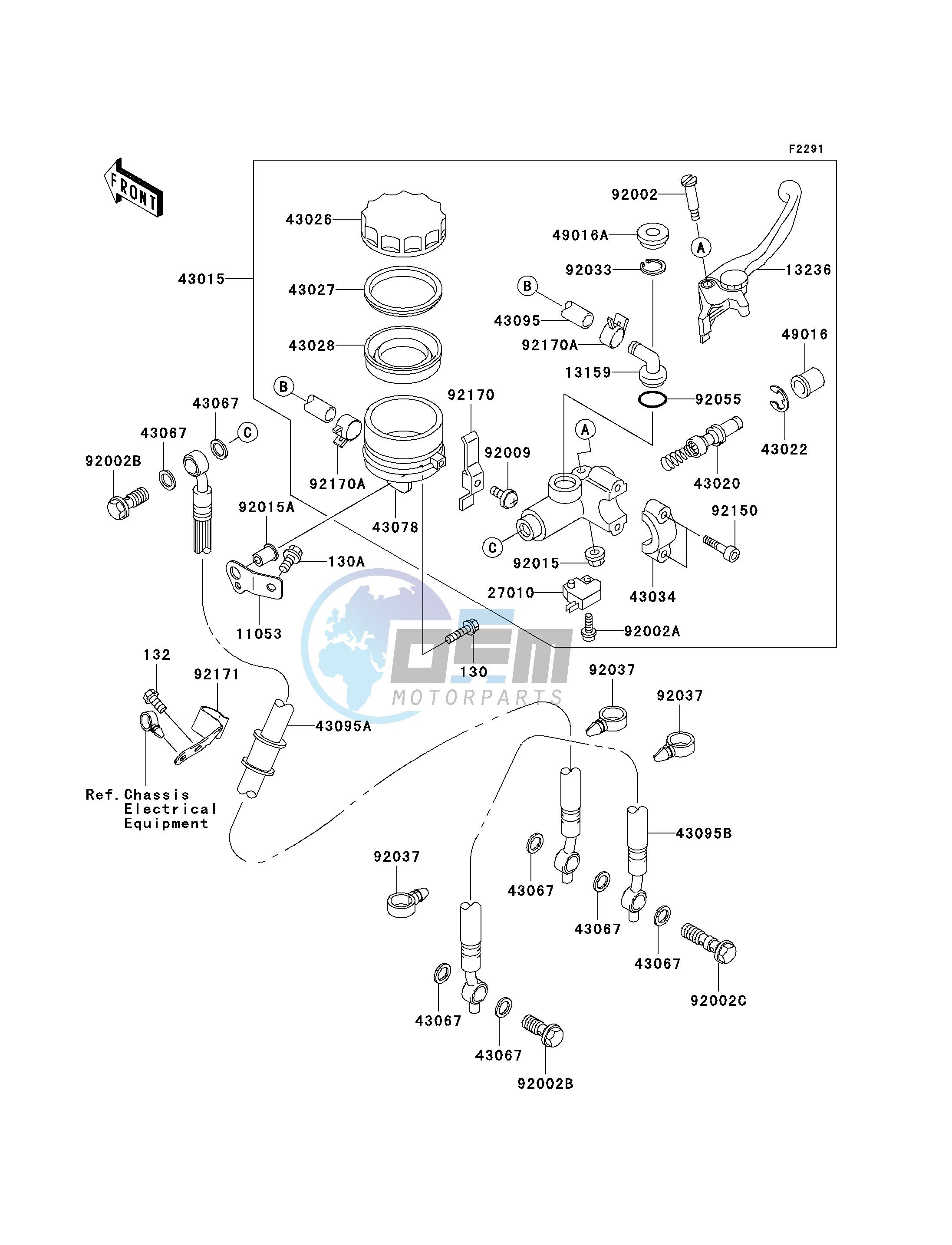 FRONT MASTER CYLINDER