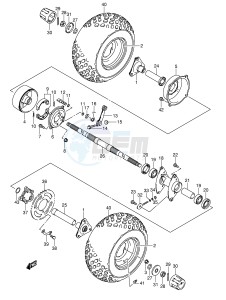 LT-A50 (P3-P28) drawing REAR WHEEL