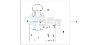 VT750C9 E / MKH MME drawing CUSTOM WINDSHIELD