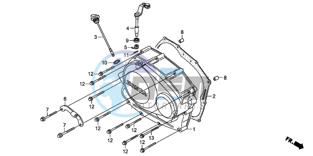 RIGHT CRANKCASE COVER