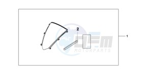 CBR600RR9 U / MME SPC 2U drawing WINDSCREEN