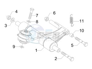 S 150 4T 2V E3 Taiwan drawing Swinging arm