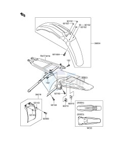 RM-Z250 (E28) drawing FENDER