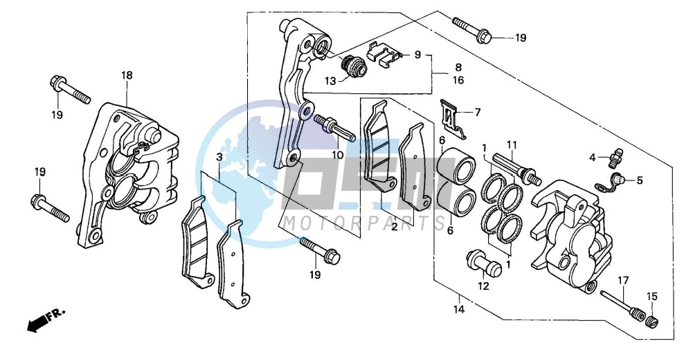 FRONT BRAKE CALIPER