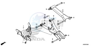 TRX500FM5H Europe Direct - (ED) drawing REAR ARM