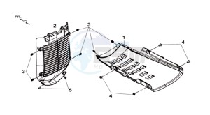 MAXSYM 400 I drawing REAR FENDER / INNER SHIELD