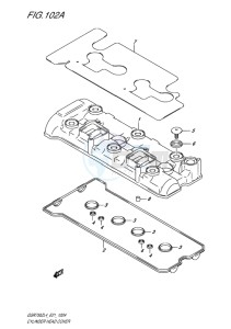 GSR750Z ABS EU drawing CYLINDER HEAD COVER