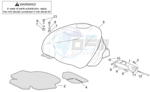 RSV 2 1000 drawing Fuel tank I