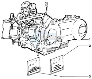 Runner 200 VXR 4t drawing Engine