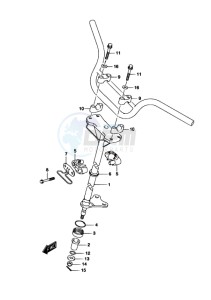 LT-Z90 drawing STEERING SHAFT