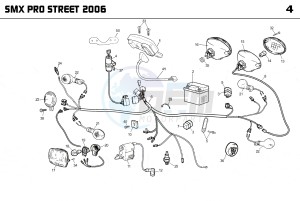 SMX PRO STREET 50 drawing ELECTRICS