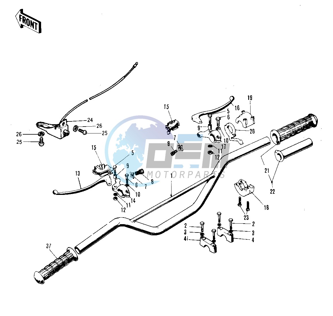 HANDLEBAR -- 71 F81M- -