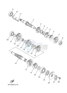 TT-R125 TT-R125LW (2CP8) drawing TRANSMISSION