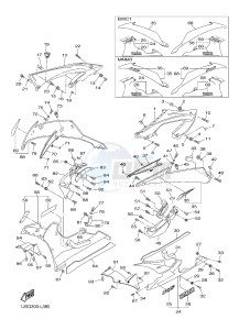 YZF-R6 600 R6 (1JSG 1JSH) drawing COWLING 2