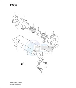 GSX1300R drawing CRANK BALANCER