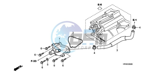 WATER PUMP COVER