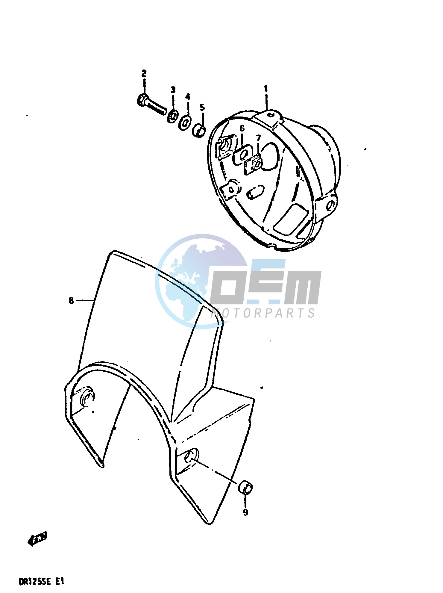 HEADLAMP HOUSING