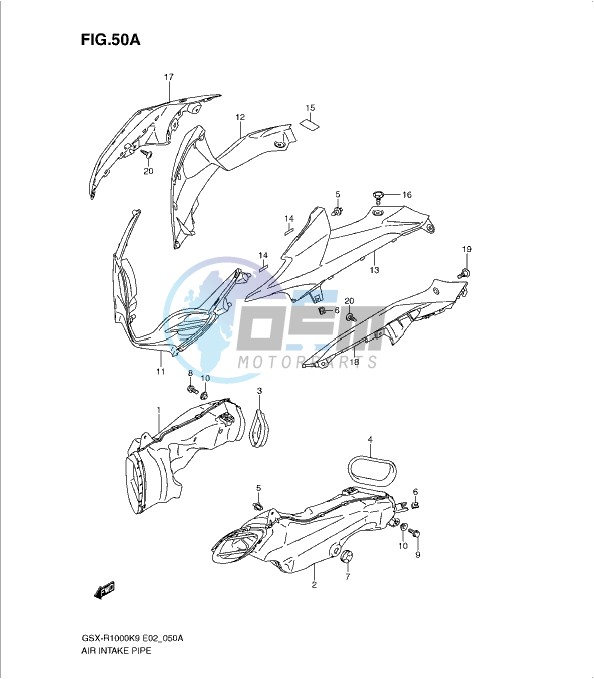 INTAKE PIPE (MODEL L0)