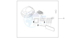 CBF600S drawing TOP BOX 35L