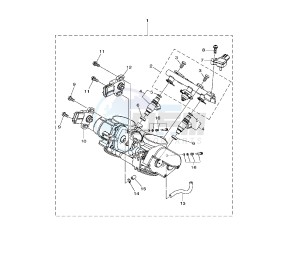 XTZ SUPER TENERE 1200 drawing INJECTION SYSTEM