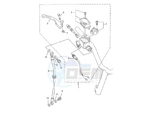 YN F NEO'S 4 50 drawing FRONT MASTER CYLINDER